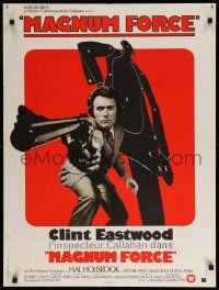 1f893 MAGNUM FORCE French 24x32 '74 Clint Eastwood is Dirty Harry pointing his huge gun!