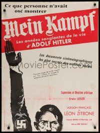 1f894 MEIN KAMPF French 24x32 '62 the ruin of Hitler's Reich from secret German files!
