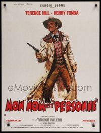 1f901 MY NAME IS NOBODY style A French 24x32 '73 Il Mio nome e Nessuno, art of Henry Fonda!
