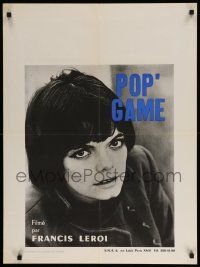 1f908 POP' GAME French 23x31 '67 wonderful close-up image of intense Gaetane Lorre!