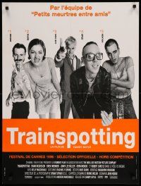 1f929 TRAINSPOTTING French 24x32 '96 heroin drug addict Ewan McGregor, Danny Boyle, top cast!