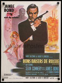 1f955 FROM RUSSIA WITH LOVE French 16x21 R80s Sean Connery as James Bond 007 by Boris Grinsson!