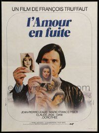1f972 LOVE ON THE RUN French 16x22 '79 Francois Truffaut's L'Amour en Fuite, Jean-Pierre Leaud
