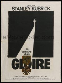 1f981 PATHS OF GLORY French 15x20 '75 Stanley Kubrick, cool different art by Jouineau Bourduge!