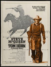1f995 TOM HORN French 16x22 '80 they couldn't bring enough men to bring Steve McQueen down!