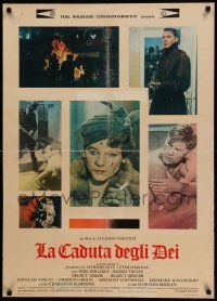 1f231 DAMNED Italian 27x37 pbusta '70 Luchino Visconti's La caduta degli dei, Charlotte Rampling!