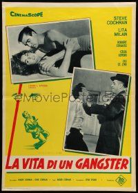1f256 I MOBSTER set of 15 Italian 20x28 pbustas '59 Roger Corman, the story no one dared to tell!