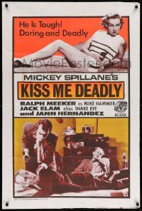 1f001 KISS ME DEADLY Trinidadian '55 Mickey Spillane, Robert Aldrich, Ralph Meeker as Mike Hammer!