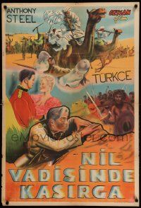 1f312 STORM OVER THE NILE Turkish '57 Laurence Harvey, turmoil in the great Egyptian desert!