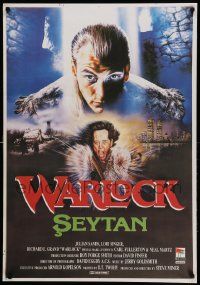 1f317 WARLOCK Turkish '90 Julian Sands, Lori Singer, Son of Satan horror!