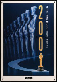 1g041 73RD ANNUAL ACADEMY AWARDS 1sh '01 cool Swart design & image of Oscar, Charles Schwab!