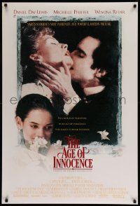 1g063 AGE OF INNOCENCE DS 1sh '93 Martin Scorsese, Daniel Day-Lewis, Winona Ryder