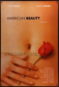 1g080 AMERICAN BEAUTY DS 1sh '99 Sam Mendes Academy Award winner, sexy close up image!