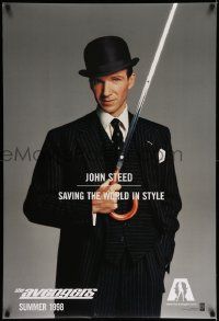 1g095 AVENGERS teaser DS 1sh '98 Ralph Fiennes as John Steed - saving the world in style!