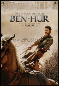 1g128 BEN-HUR teaser DS 1sh '16 Jack Huston in the title role as Judah during chariot race!