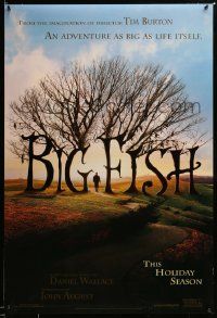 1g135 BIG FISH teaser DS 1sh '03 Tim Burton, Ewan McGregor, Albert Finney, Helena Bonham Carter!