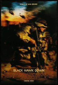 1g140 BLACK HAWK DOWN advance DS 1sh '01 Ridley Scott, leave no man behind!