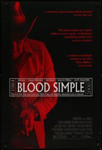 1g153 BLOOD SIMPLE DS 1sh R00 Joel & Ethan Coen, Frances McDormand, cool film noir!