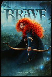 1g164 BRAVE advance DS 1sh '12 Disney/Pixar fantasy cartoon set in Scotland, cool close image!