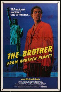 1g174 BROTHER FROM ANOTHER PLANET 1sh '84 John Sayles, alien Joe Morton & Statue of Liberty!