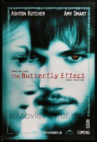 1g178 BUTTERFLY EFFECT int'l advance DS 1sh '04 Ashton Kutcher & Amy Smart in sci-fi thriller!