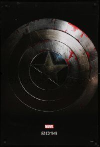 1g188 CAPTAIN AMERICA: THE WINTER SOLDIER teaser DS 1sh '14 2014, cool image of shield!