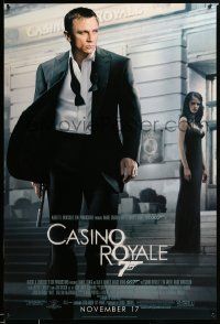1g191 CASINO ROYALE advance 1sh '06 Daniel Craig as James Bond & sexy Eva Green!