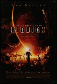 1g203 CHRONICLES OF RIDDICK advance DS 1sh '04 Vin Diesel, Colm Feore, Thandie Newton!