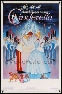 1g205 CINDERELLA 1sh R87 Walt Disney classic romantic musical fantasy cartoon!