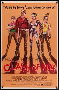 1g209 CLASS OF 1984 1sh '82 art of bad punk teens, we are the future & nothing can stop us!