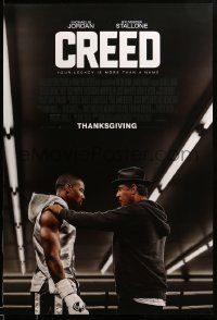 1g220 CREED advance DS 1sh '15 image of Sylvester Stallone as Rocky Balboa with Michael Jordan!