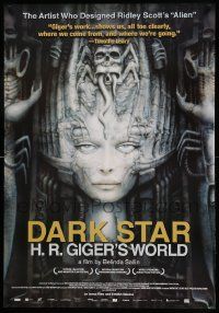1g239 DARK STAR: HR GIGER'S WORLD 1sh '15 incredible fantasy artwork by the artist, Li II!