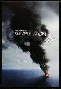 1g251 DEEPWATER HORIZON teaser DS 1sh '16 far away image of burning oil rig burning in the distance