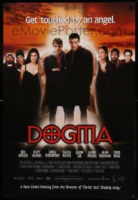 1g267 DOGMA 1sh '99 Kevin Smith, Ben Affleck, Matt Damon, Alan Rickman, get touched by an angel!