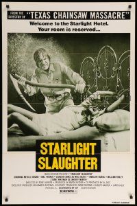 1g283 EATEN ALIVE 1sh '77 Tobe Hooper, wild image of sexy bound girl on bed, Starlight Slaughter!
