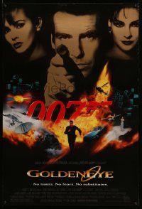 1g366 GOLDENEYE DS 1sh '95 Pierce Brosnan as secret agent James Bond 007