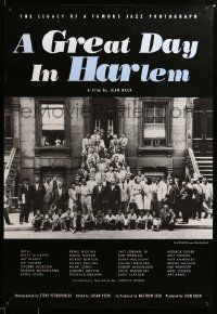 1g386 GREAT DAY IN HARLEM 1sh '94 great portrait of jazz musicians & family in New York!