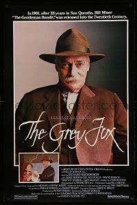 1g387 GREY FOX 1sh '81 Richard Farnsworth as gentleman bandit, western!