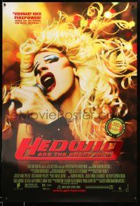 1g408 HEDWIG & THE ANGRY INCH foil DS 1sh '01 transsexual punk rocker James Cameron Mitchell