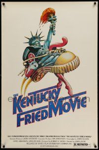 1g510 KENTUCKY FRIED MOVIE 1sh '77 John Landis directed comedy, wacky tennis shoe art!
