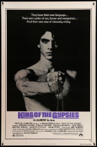 1g518 KING OF THE GYPSIES 1sh '78 creepy close up of Eric Roberts in his first leading role!