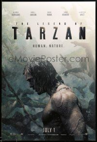 1g537 LEGEND OF TARZAN teaser DS 1sh '16 David Yates, Alexander Skarsgard In the title role!