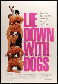 1g541 LIE DOWN WITH DOGS DS 1sh '95 Wally White directs & stars, Bash Halow!