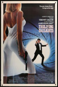 1g553 LIVING DAYLIGHTS 1sh '87 Timothy Dalton as the most dangerous James Bond ever!