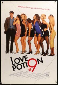 1g573 LOVE POTION #9 DS 1sh '92 great image of Tate Donovan with line of sexy women!