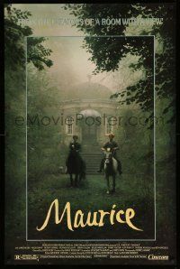 1g599 MAURICE 1sh '87 gay homosexual romance directed by James Ivory, produced by Ismail Merchant!