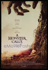 1g615 MONSTER CALLS advance DS 1sh '16 Sigourney Weaver, voice of Liam Neeson as the Monster!