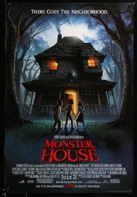 1g616 MONSTER HOUSE advance DS 1sh '06 there goes the neighborhood, see it in 3-D!