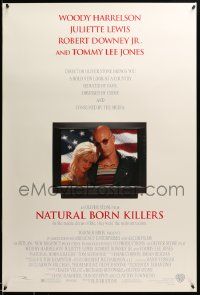 1g636 NATURAL BORN KILLERS DS 1sh '94 Oliver Stone, Woody Harrelson & Juliette Lewis on TV!