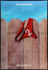 1g641 NEIGHBORS 2 SORORITY RISING teaser DS 1sh '16 Moretz, great image of underwear on fence!